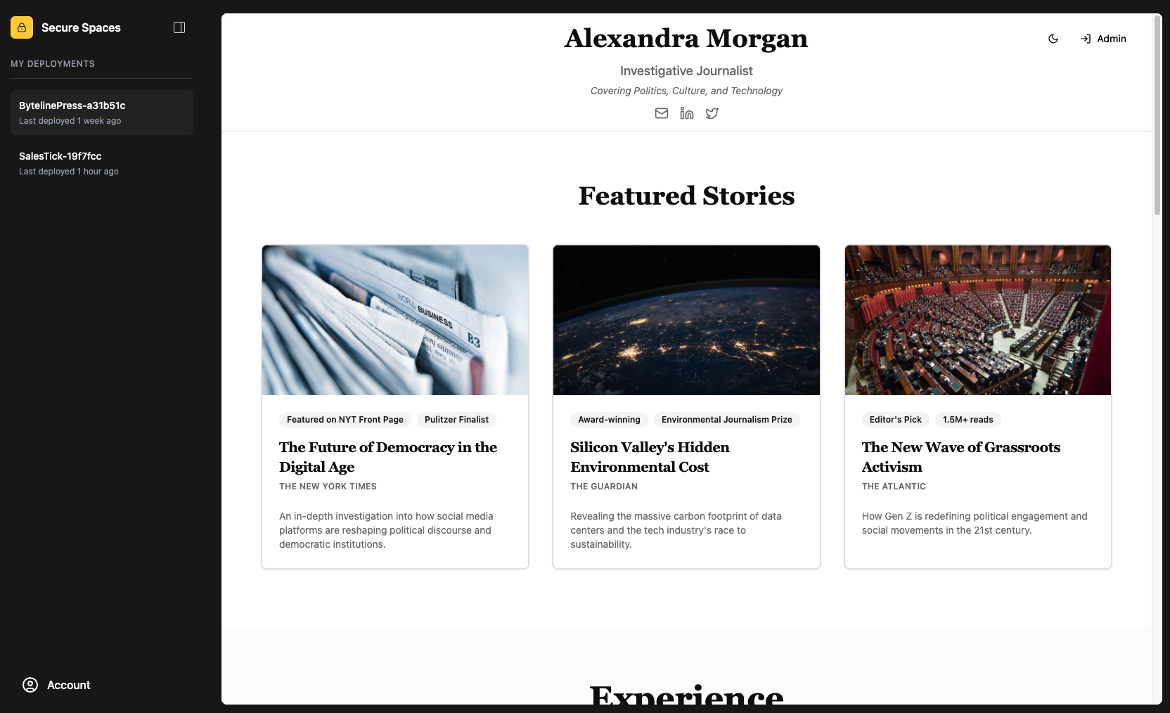 Secure Spaces: Security as the Default for Every Team and Every Business